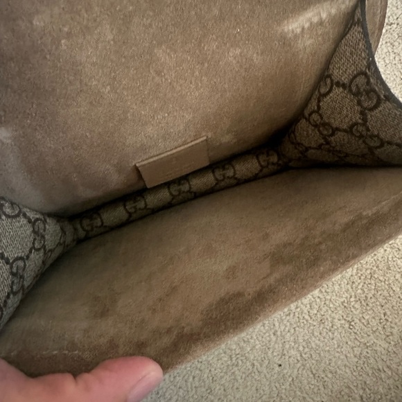 100% authentic like new Gucci Dionysus Medium GG Supreme Monogram Shoulder Bag - Picture 8 of 9